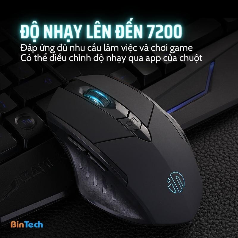 Chuột máy tính gaming chơi game BINTECH Inphic P1W bản có dây và không ...