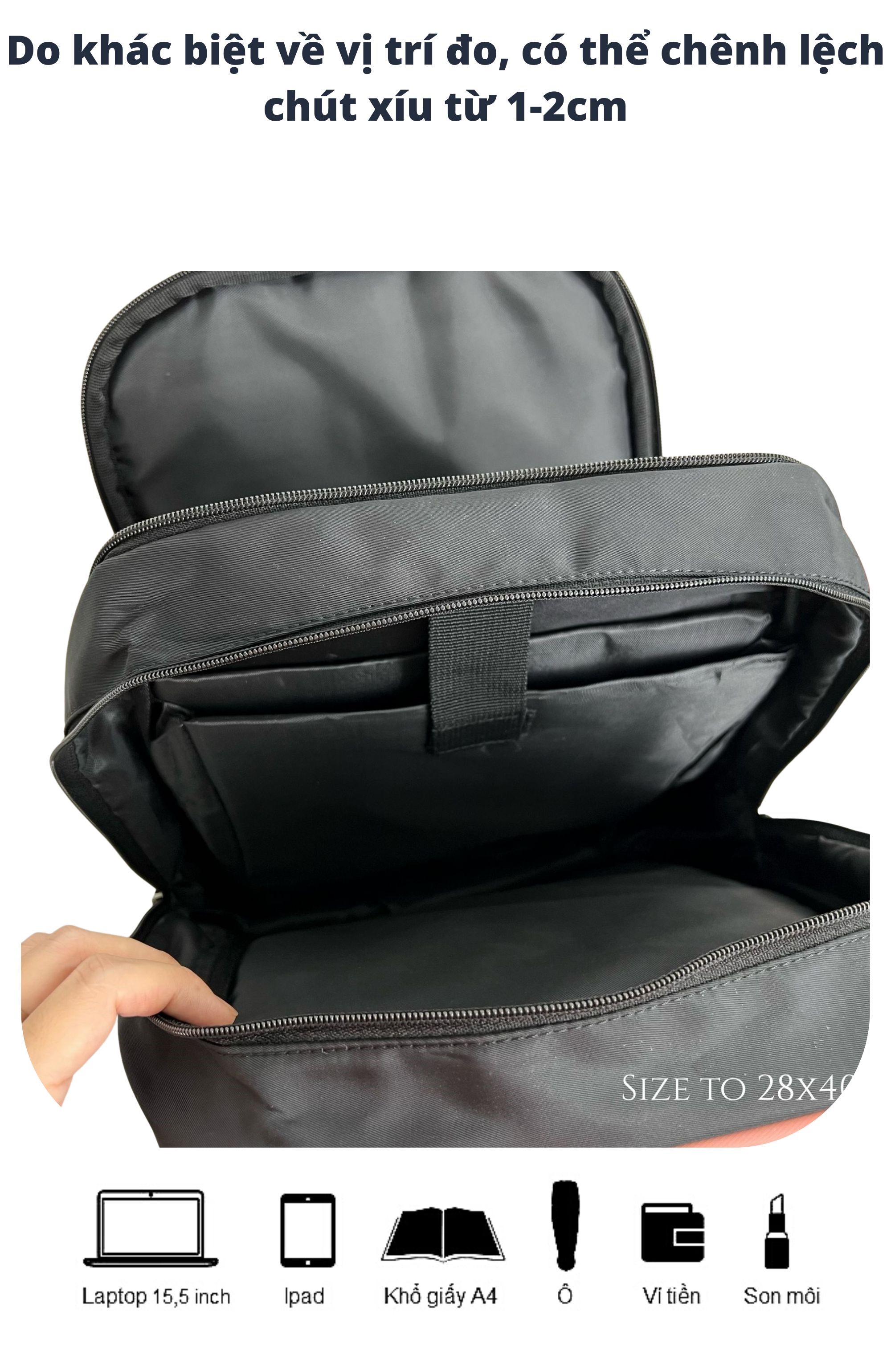 Mô tả Balo Laptop nữ đẹp Gumely ViAnh Store dễ thương đi làm đi học đi chơi để laptop 14 15 15,5 inch GU09AA - 3