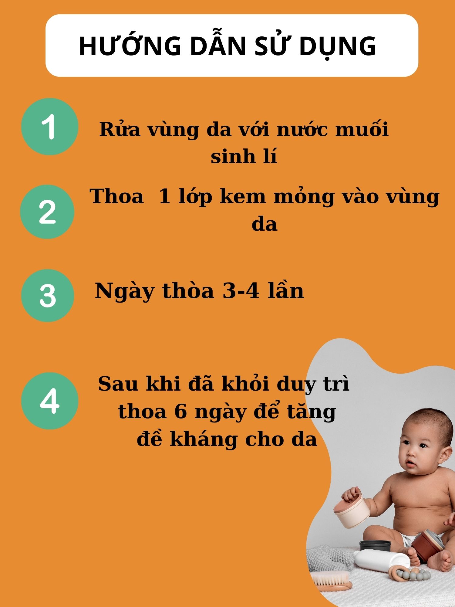 Mô tả Kem Bôi Da Lợi An Cho Bé Yêu COMBO 3 Hộp - 2