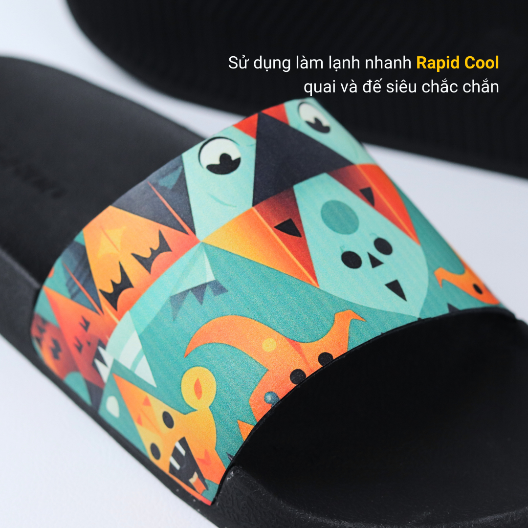 Mô tả Dép quai ngang slipper Kẹo hay bị ghẹo cao cấp nam, nữ HISHOO siêu nhẹ da Bò thời trang size 36-45 U113 - 8