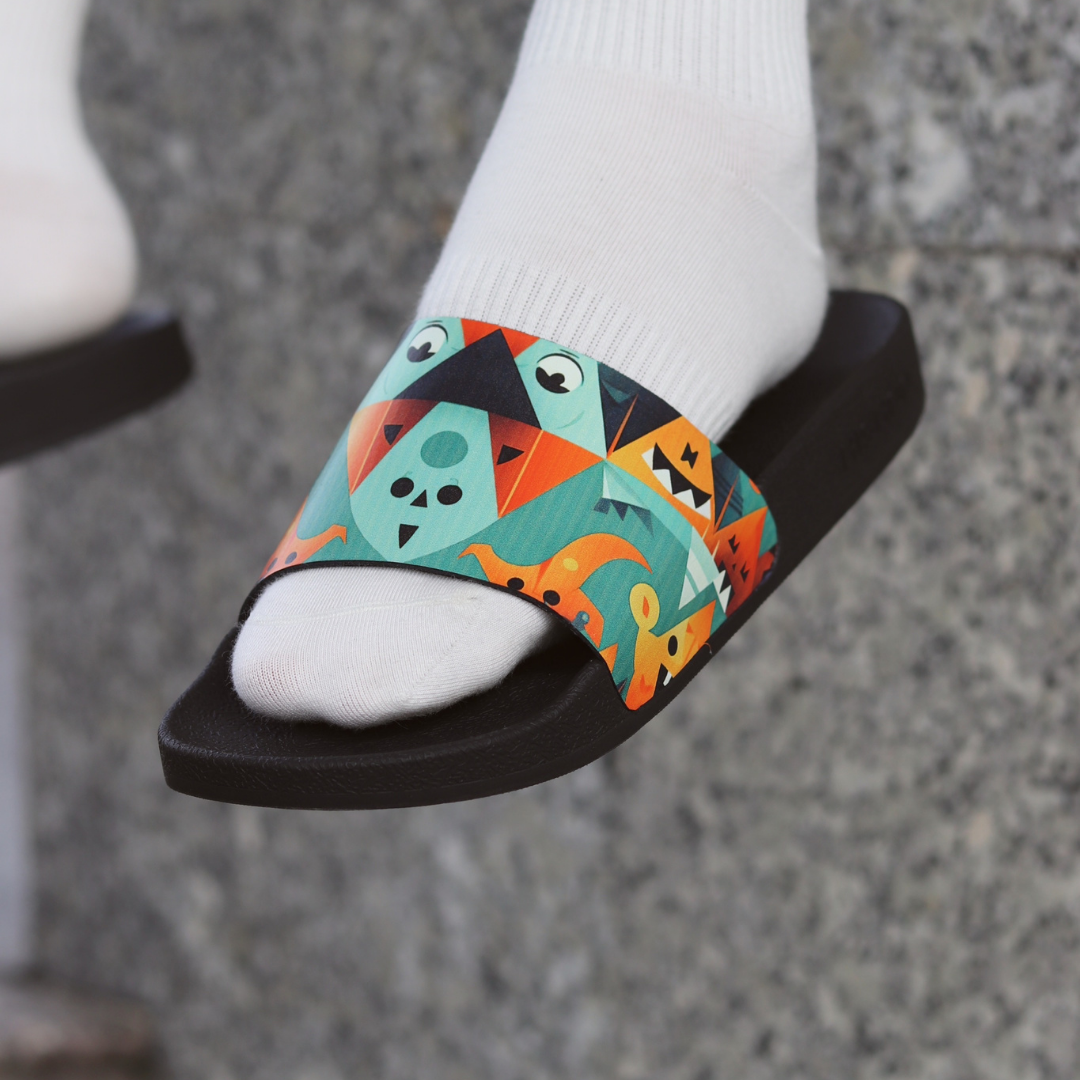 Mô tả Dép quai ngang slipper Kẹo hay bị ghẹo cao cấp nam, nữ HISHOO siêu nhẹ da Bò thời trang size 36-45 U113 - 9