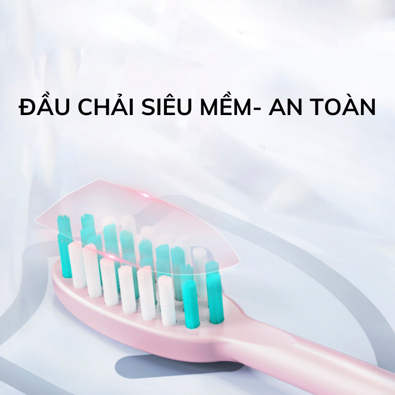Mô tả Bàn chải điện đánh răng cao cấp HOKU 5 tốc độ, bản nâng cấp mạnh mẽ nhất, pin 1200MAH chống thấm nước BCD07 - 2
