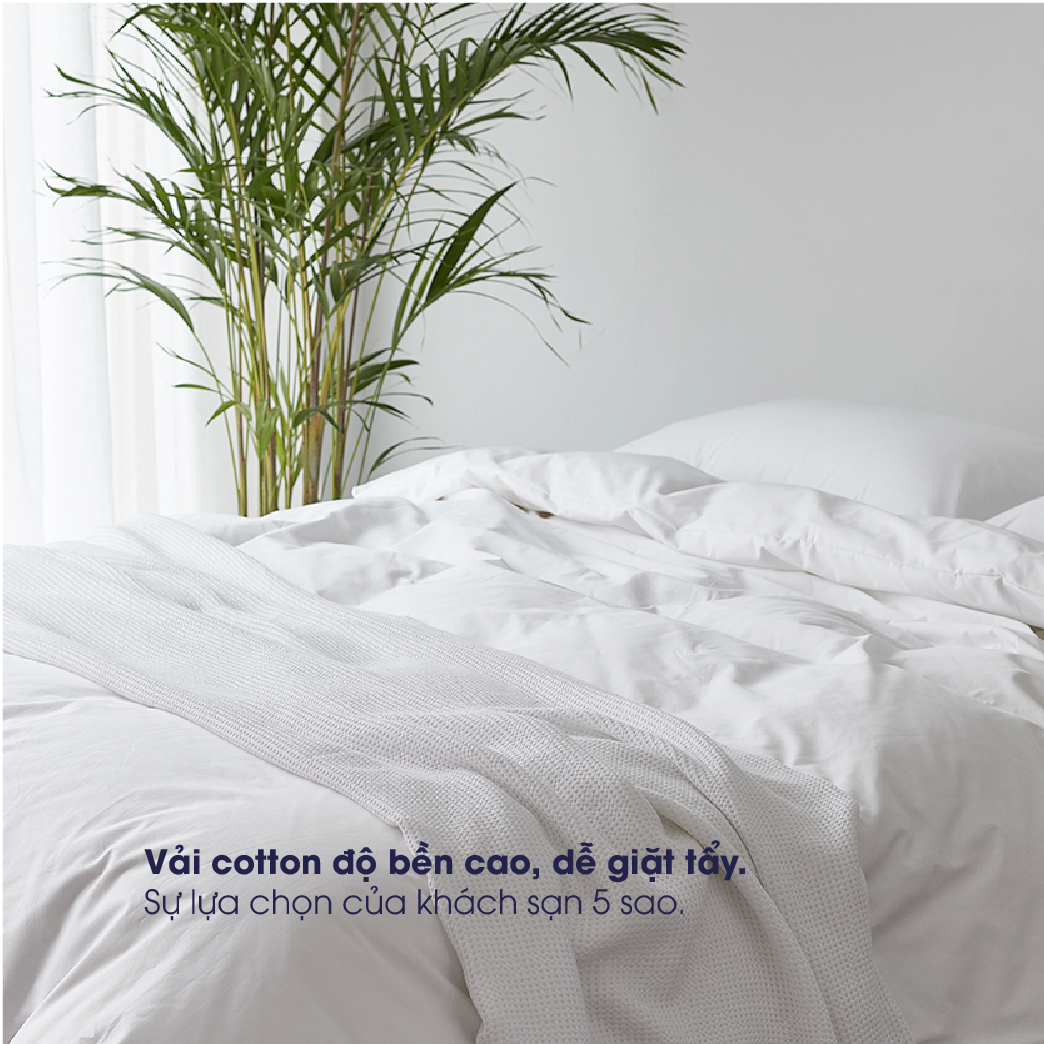 Mô tả Ga giường Changmi Bedding 100% Cotton Sateen trắng trơn 400 sợi. Tiêu chuẩn khách sạn - 4