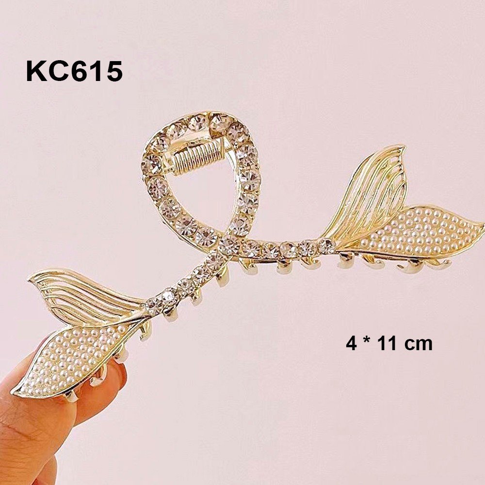 Mô tả GOTI – Kẹp Tóc Hình Lá Tre Xanh Phối Tua Rua Hạt Thanh Lịch – Phụ Kiện Thời Trang Làm Quà Tặng Dành Cho Nữ KC640 - 9