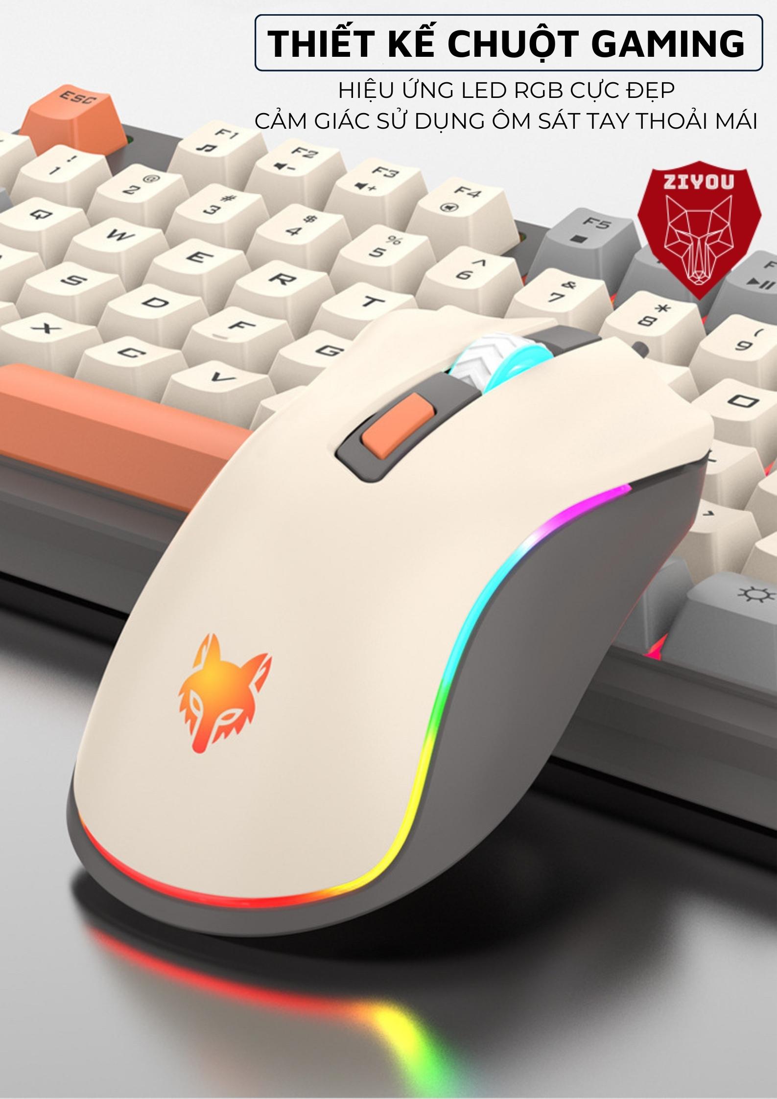 Mô tả Bàn Phím Máy Tính Giả Cơ Gaming K82 LED LIGHT 7 Màu Cực Đẹp Gõ Cực Đã Dùng Chơi Game, Văn Phòng - 6