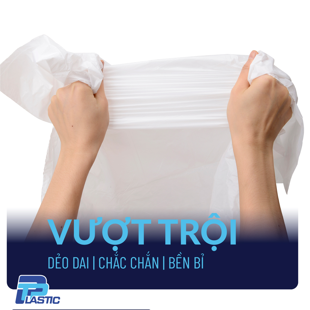 Túi Nhựa PP - Cuộn 100 Túi Rác Dây Rút Trường phước Plastic - hàng Xuất ...