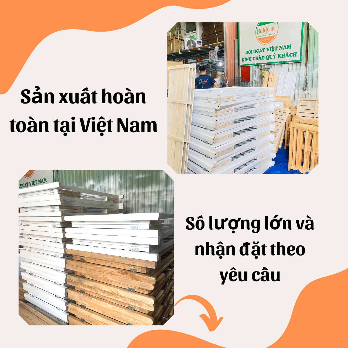 Mô tả Cũi Cho Bé GOLDCAT 4IN1 Làm Từ Gỗ Quế Tự Nhiên, Có Thể Gấp Gọn Điều Chỉnh 2 Mức Cũi, Kèm Đệm Muslin Cao Cấp - 7