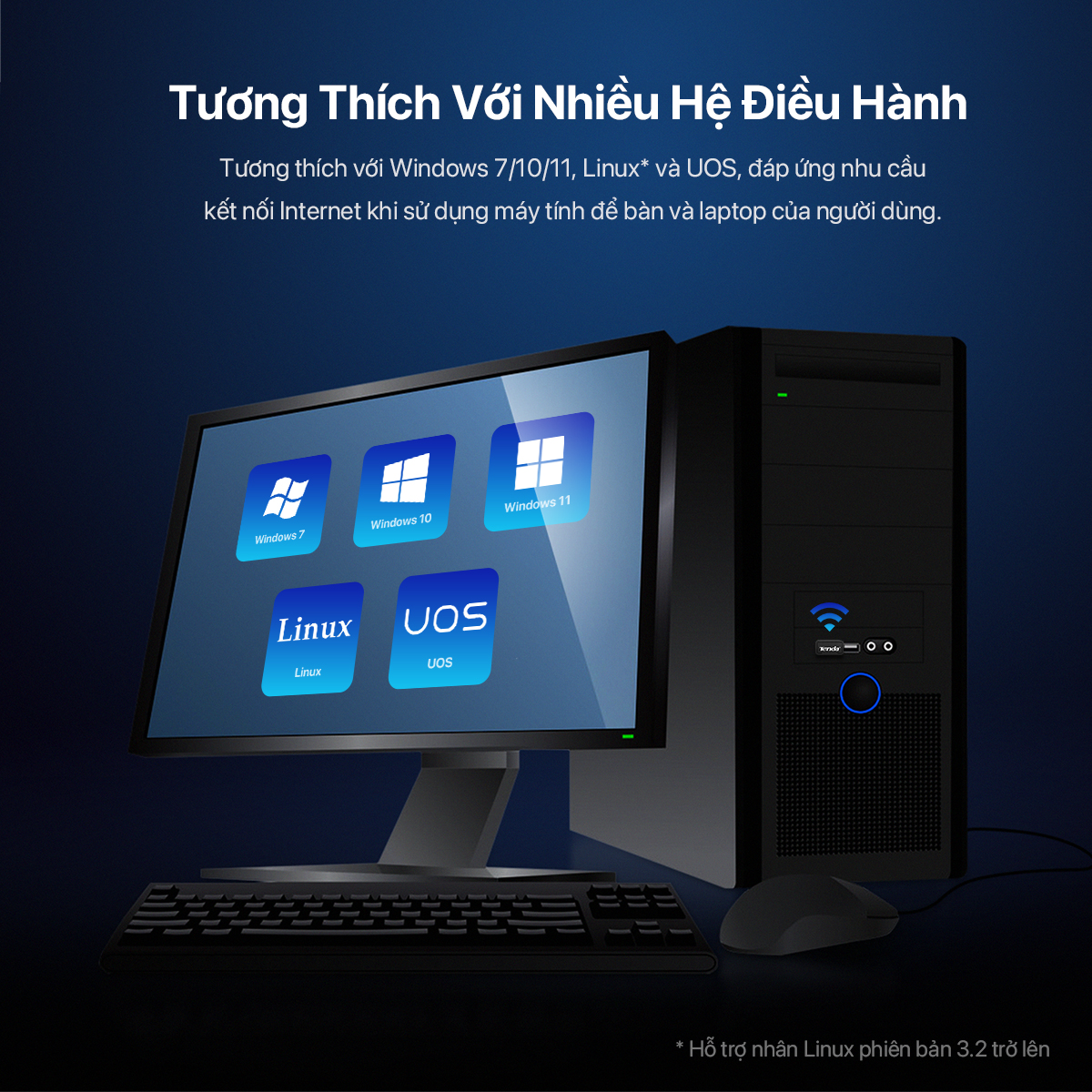 Mô tả Bộ Chuyển Đổi USB WiFi Tenda W311MI AX300Mbps- Hàng Chính Hãng - 5