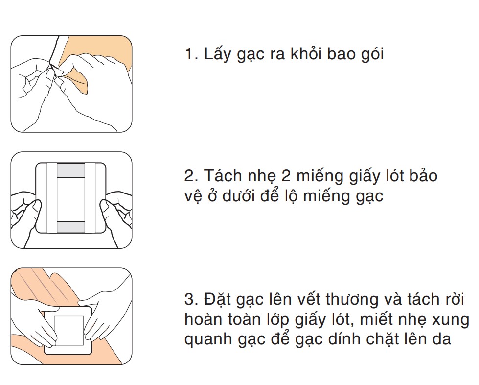 Mô tả Miếng dán Có Gạc HETIS Non-Woven Pab Hỗ Trợ Hút Dịch nhiều size (lẻ 1 miếng) - 3