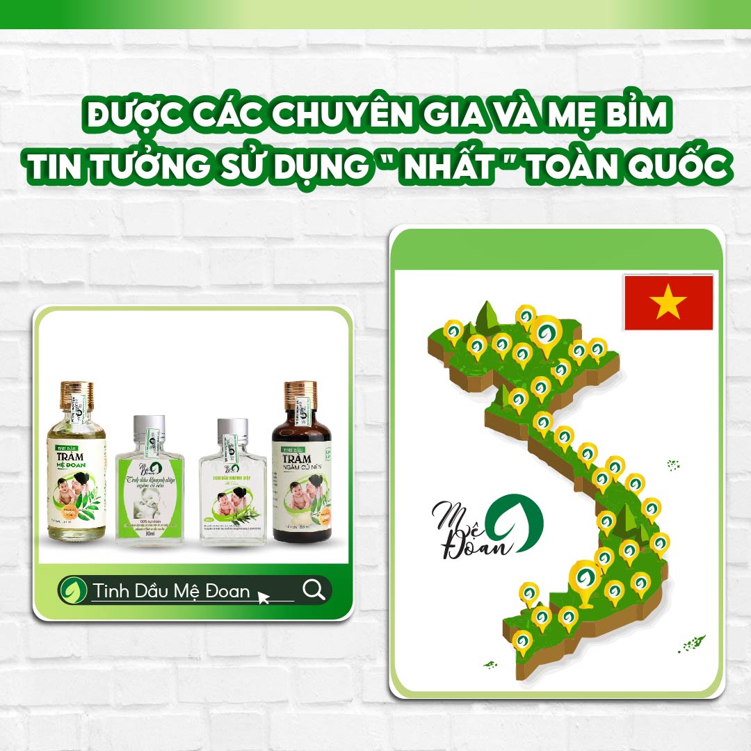 Mô tả Tinh dầu tràm ngâm củ nén Mệ Đoan giữ ấm kháng khuẩn đuổi muỗi giữ ấm 50ml - 1