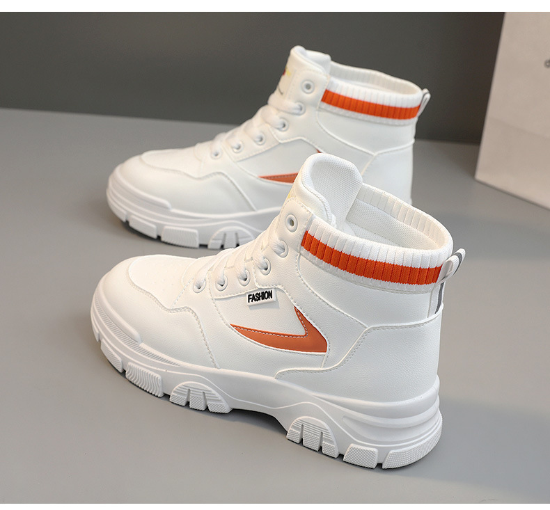 Mô tả Giày Boots Nữ Đế Cao Bốt Nữ MEELY Phiên Bản Hàn Quốc Trẻ Trung Năng Động - Q35 - 4