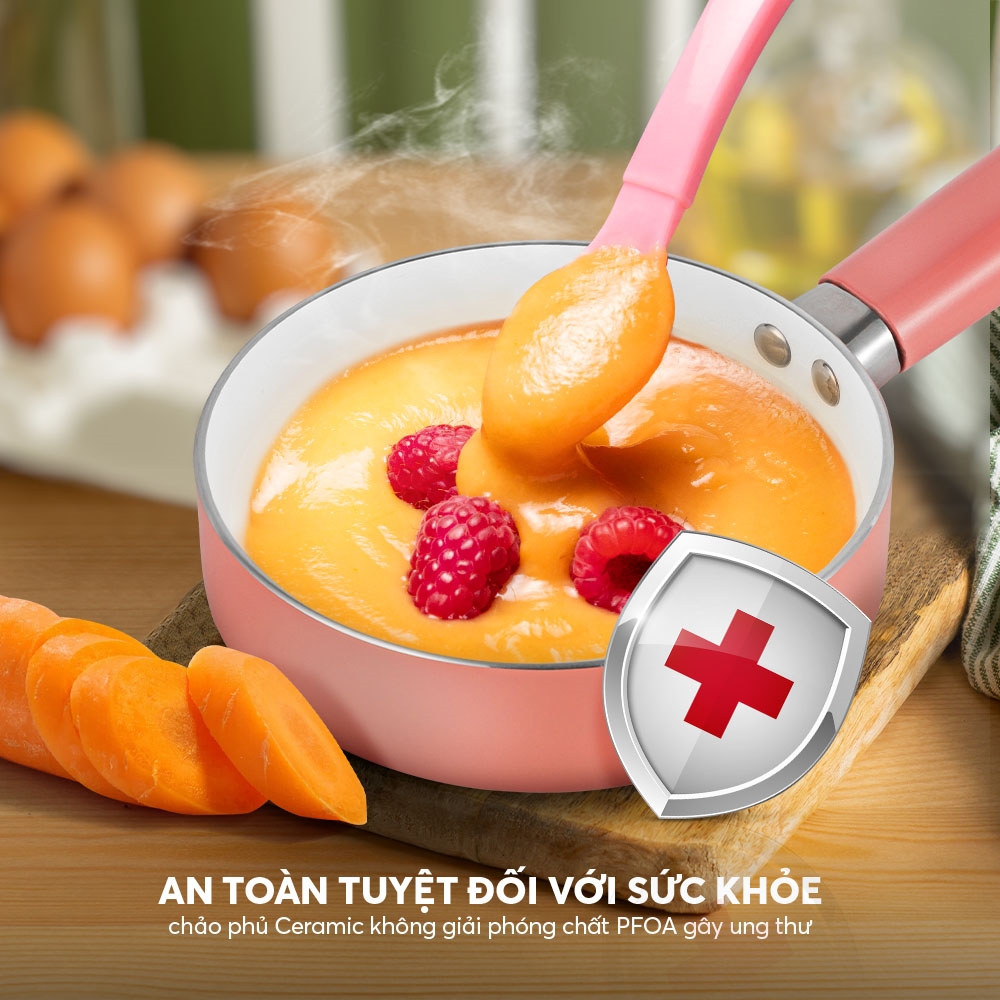Sử dụng được trên nhiều loại bếp Elmich Baby EL 1168