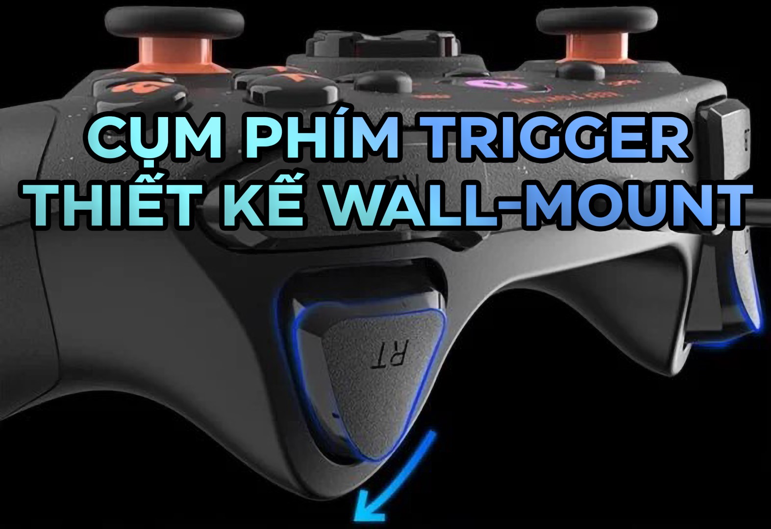 Mô tả Tay cầm game Dareu H101X Hồng / Đen không dây ( Pin sạc 650mAh, Bluetooth 5.0 ,Dây Type-C ) - 5