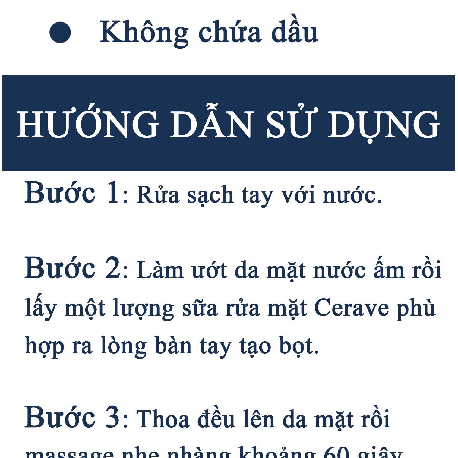 Sữa rửa mặt Cerave 88ml 236ml 473ml da dầu da khô da nhạy cảm - Muse House