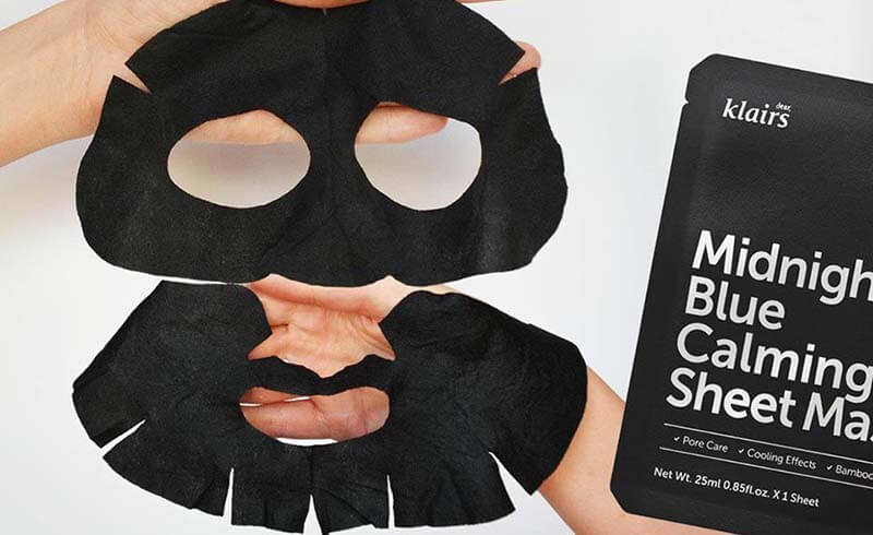 Mô tả Combo 5 Dear, Klairs Mặt nạ giấy Midnight Blue Calming Sheet Mask 25mL - 1