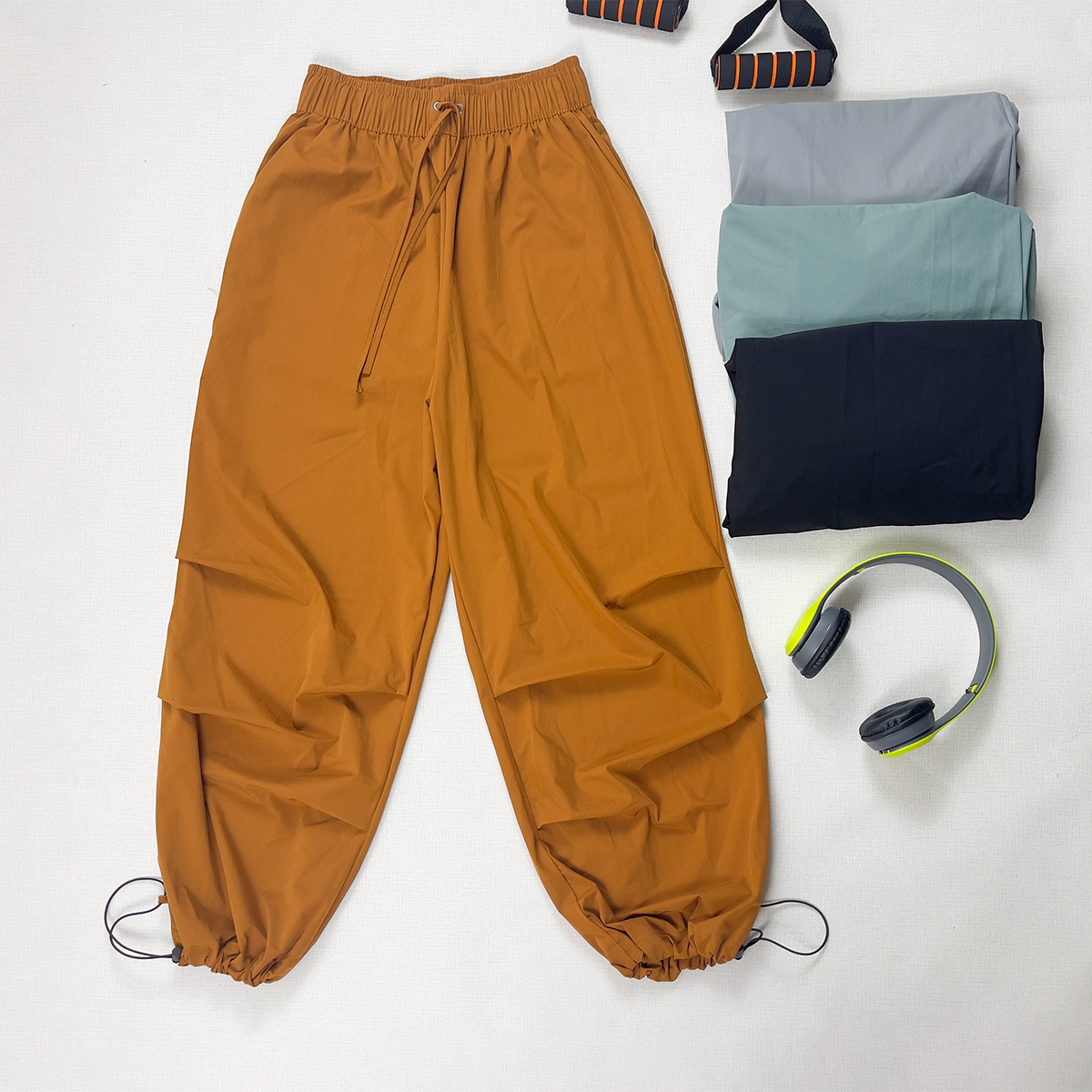 Mô tả Quần jogger gió mát lạnh GN88 thiết kế xếp ly cá tính có giây điểu chỉnh ông quần by Gladimax - 3