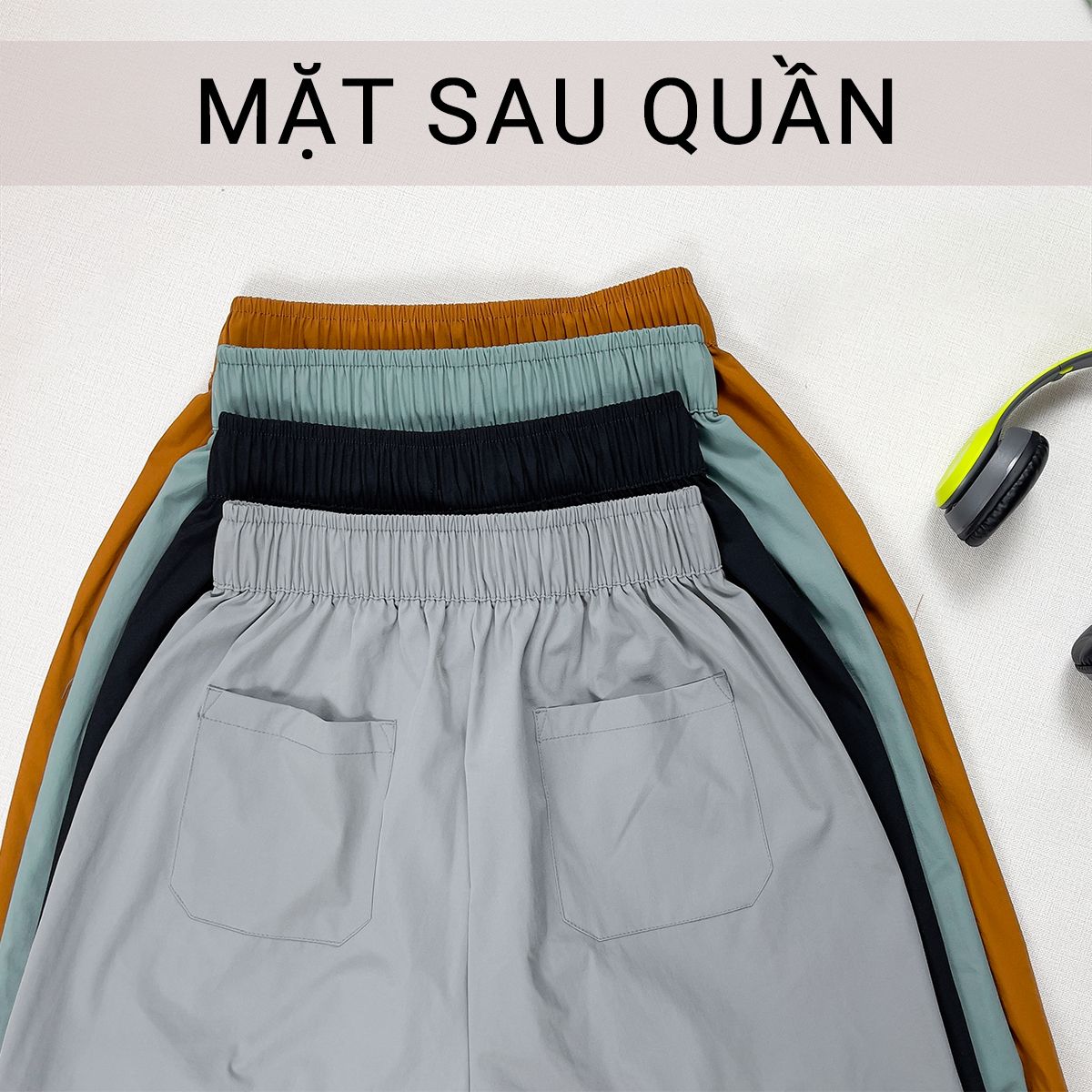 Mô tả Quần jogger gió mát lạnh GN88 thiết kế xếp ly cá tính có giây điểu chỉnh ông quần by Gladimax - 4