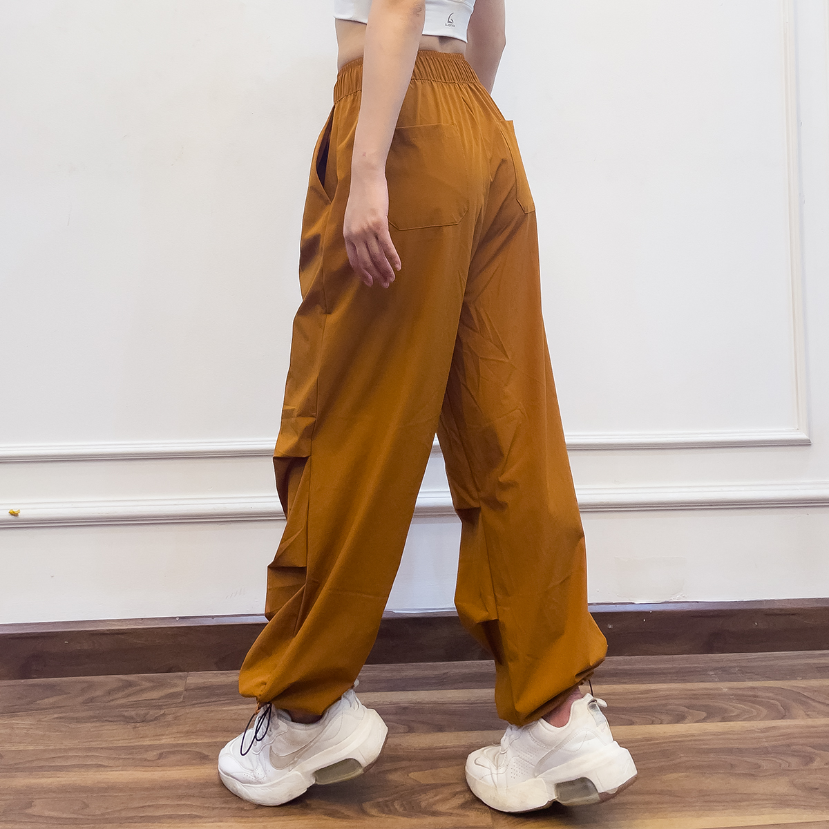 Mô tả Quần jogger gió mát lạnh GN88 thiết kế xếp ly cá tính có giây điểu chỉnh ông quần by Gladimax - 2