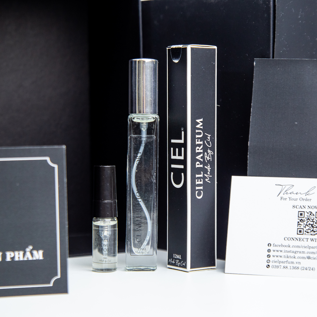 Mô tả Nước hoa nam cao cấp CL ALLURE HOMME SPORT Edt chính hãng CIEL Parfum 12ml phong cách Tinh tế, Nam tính, Hiện đại - 2