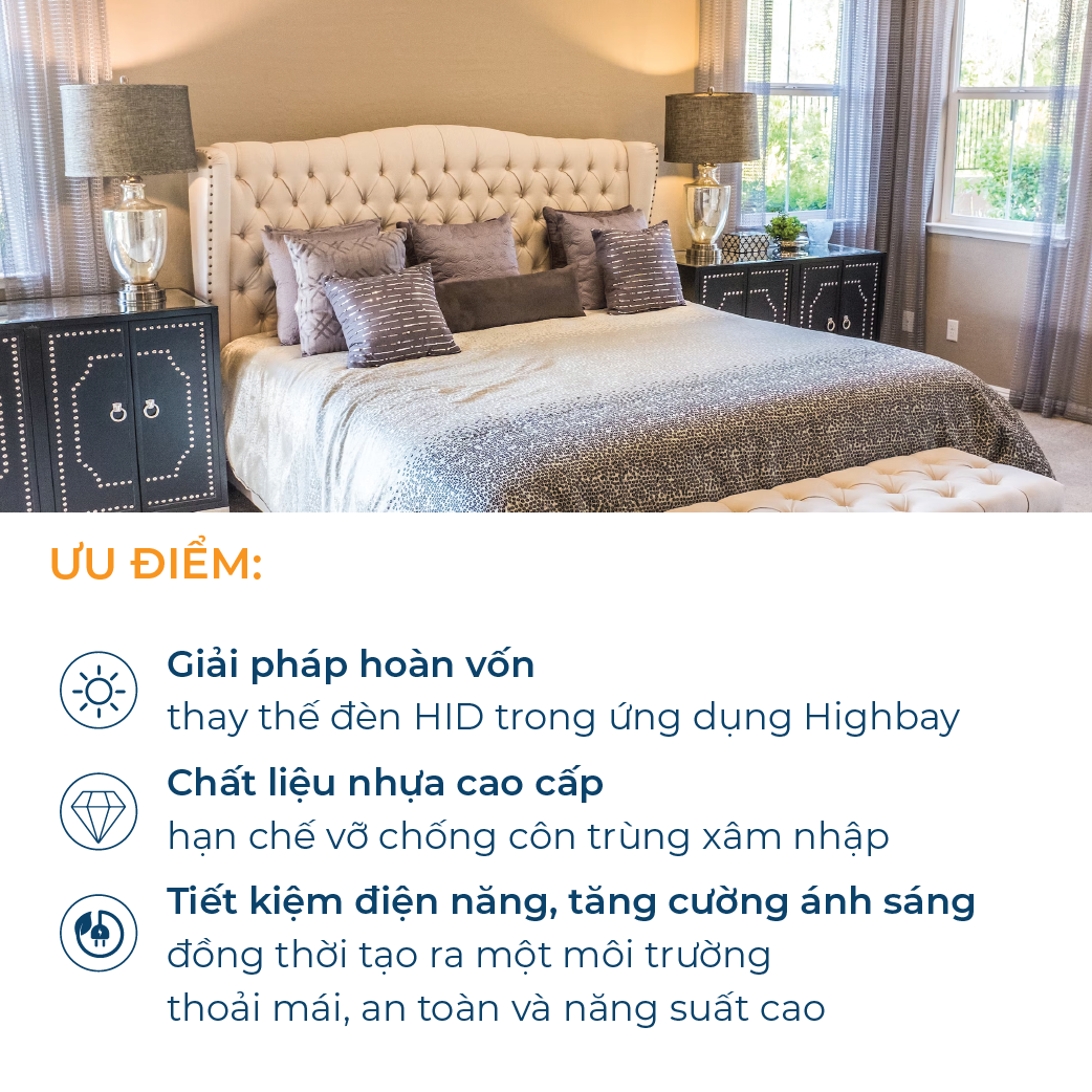 Mô tả Bóng đèn Philips trụ TForce siêu sáng (25W,35W,45W, 50W) - Ánh sáng trắng 6500K (01 bóng) - 3