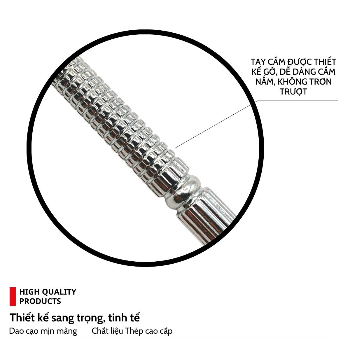 Dao Cạo Râu Inox Lưỡi Lam Không Gỉ RIMEI A2001, Dụng Cụ Cạo Râu Cổ Điển ...