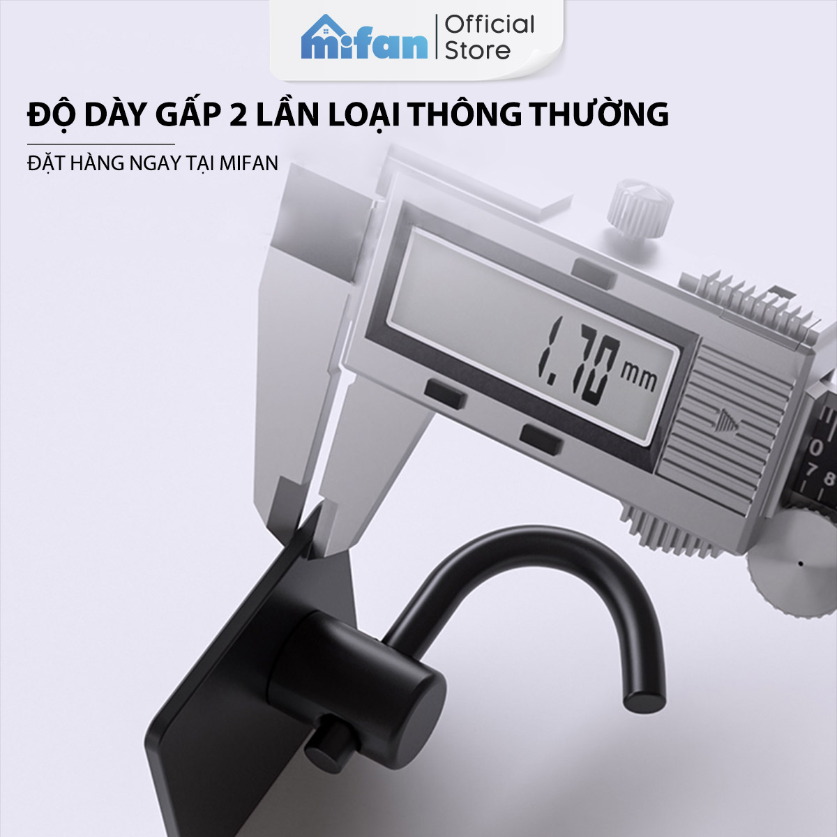 Mô tả Móc Dán Tường Inox 304 Cao Cấp MIFAN - Keo 3M Siêu Dính - Treo Quần Áo, Khăn, Dụng Cụ Bếp, Đồ Nhà Tắm - 4