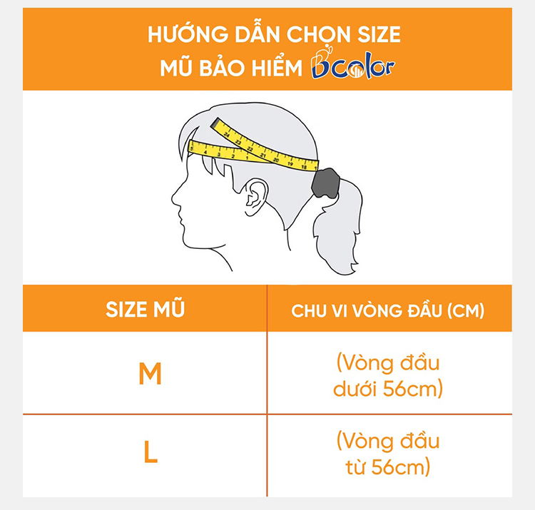 Mô tả Mũ Bảo Hiểm Màu Đen Có Chữ Noise Loại Nửa Đầu Kèm Kính Thời Trang B'COLOR - 9