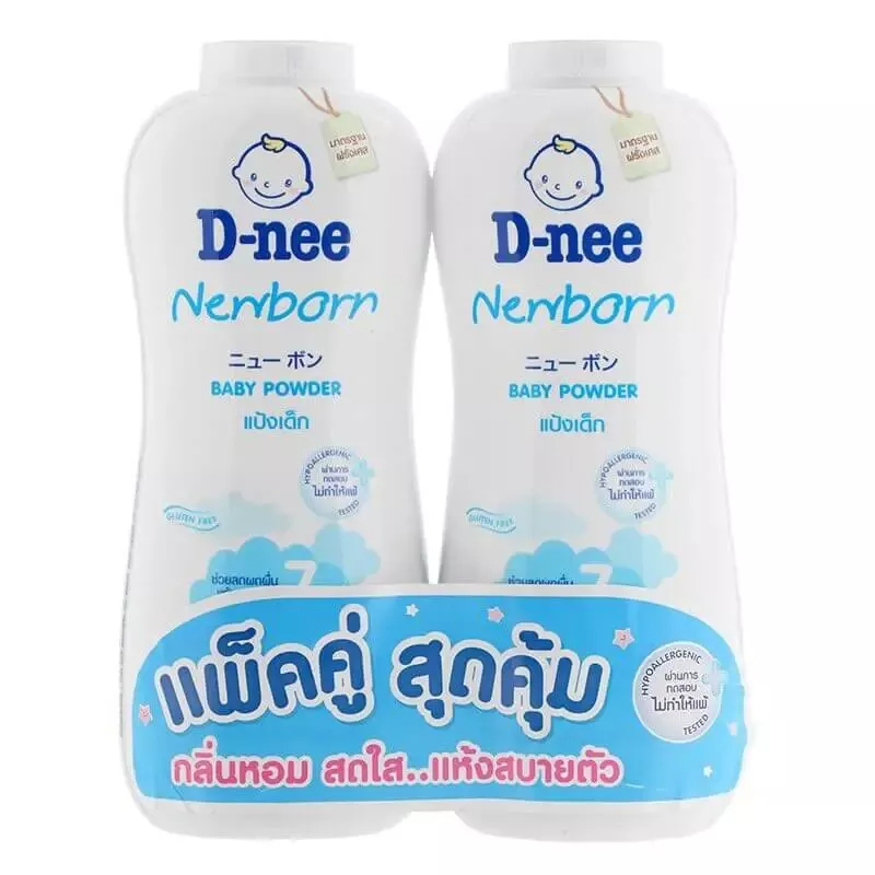 Phấn Rôm cho bé, phấn rôm Dnee Baby Powder 300g Thái Lan hương thơm tự ...