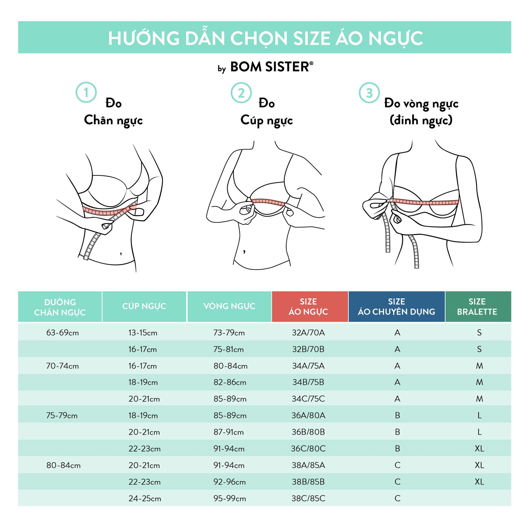 Mô tả Áo lót không gọng, áo ngực mút mỏng thun lạnh thoải mái, áo lót học sinh nâng tự nhiên BOM SISTER A1016 - 7