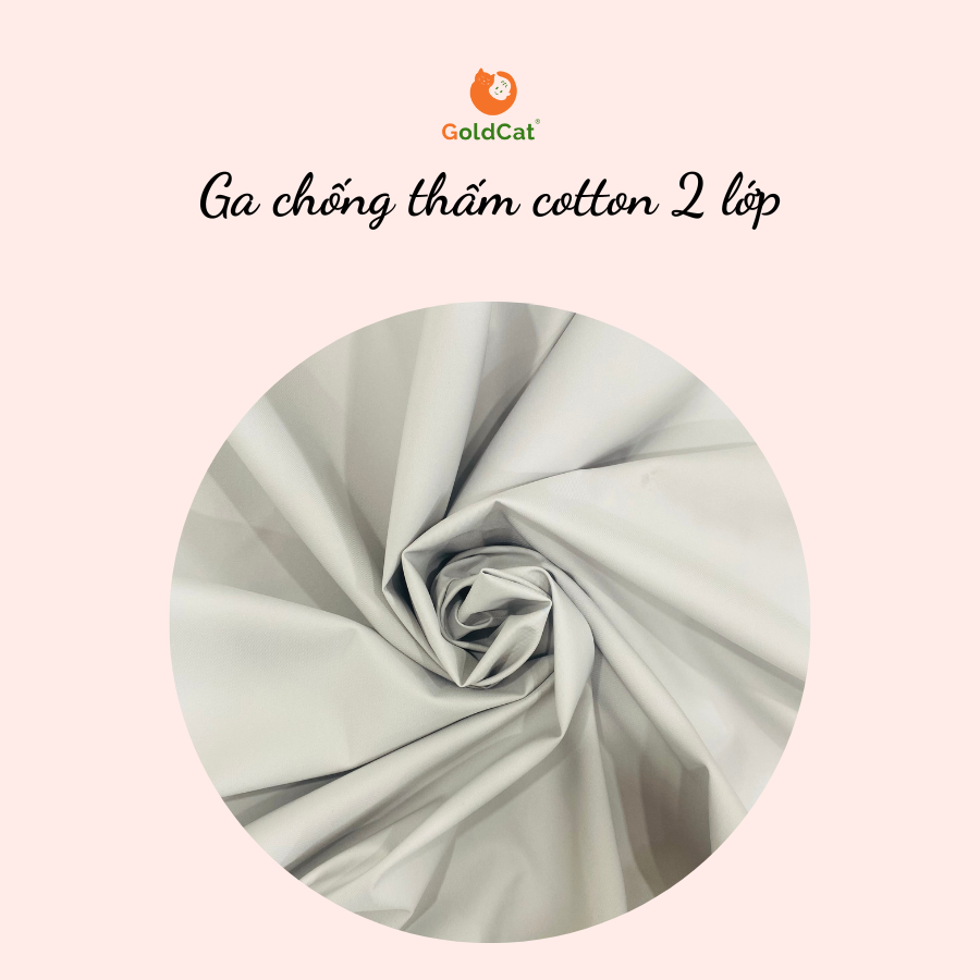 Mô tả Ga Cũi Cho Bé GOLDCAT GCC Chất Liệu Cotton Mềm Mát Dùng Cho Đệm Dày 5-10cm, Giặt Máy Thoải Mái - 4