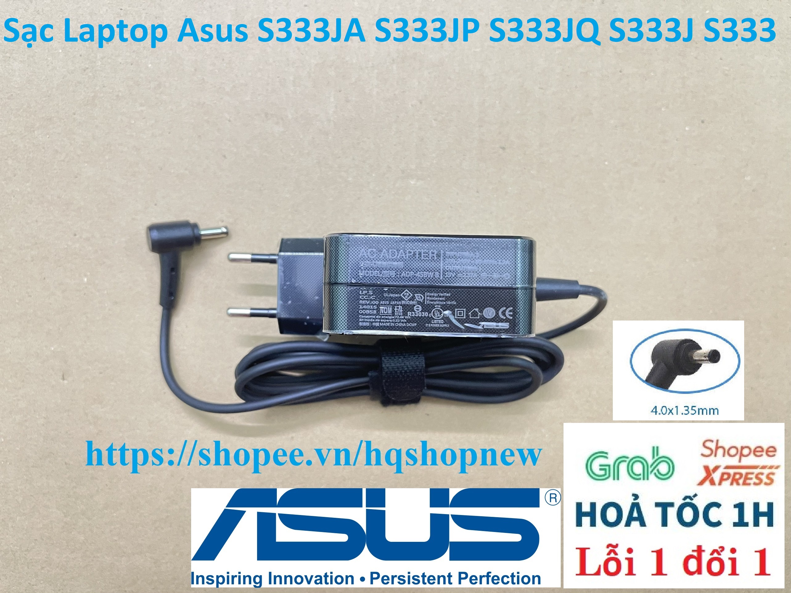 ⚡️ Sạc Laptop Asus S333JA S333JP S333JQ S333J S333 Shopee Việt Nam