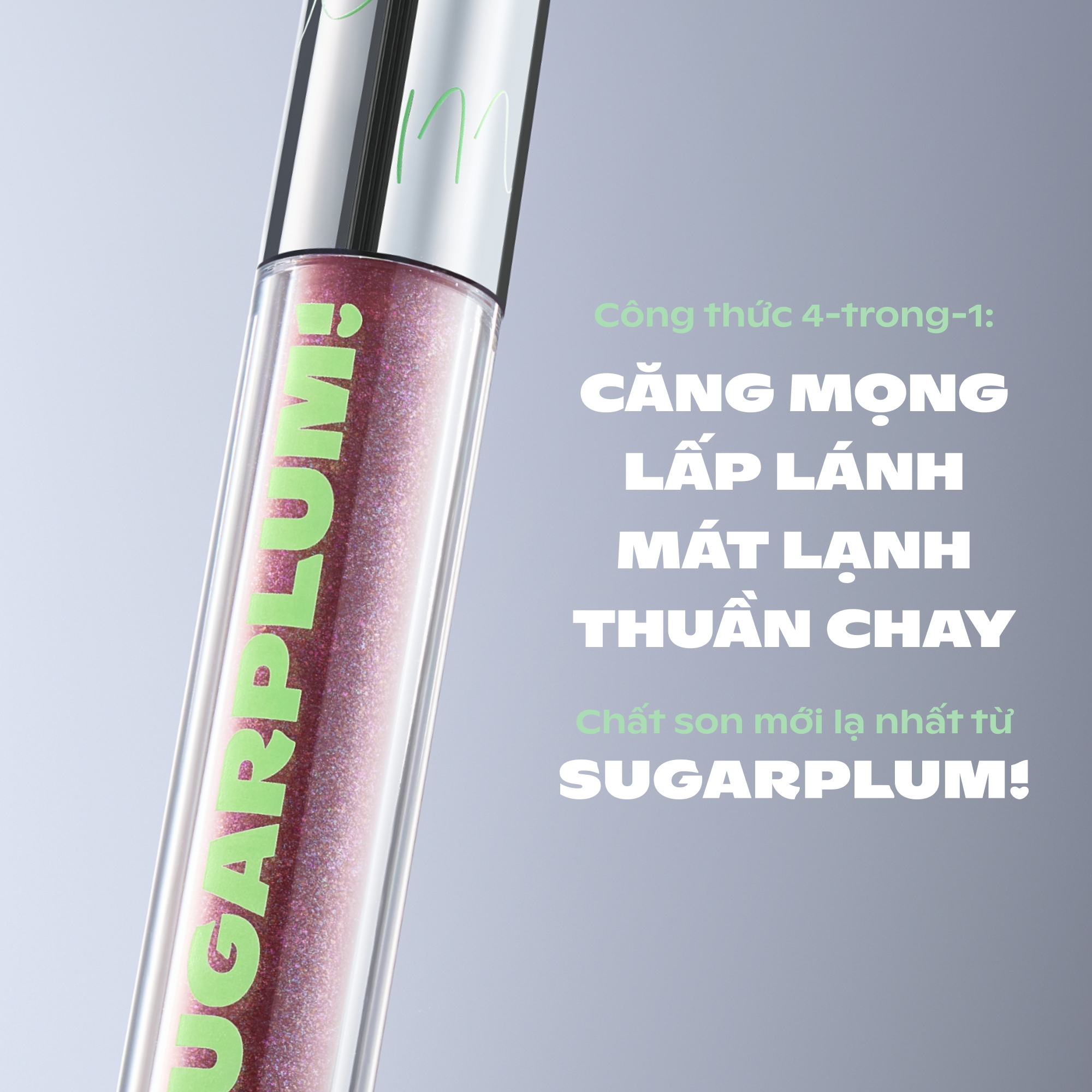 Mô tả Son Nhũ Bóng SUGARPLUM MintyIce Sparkling Gloss (3.7g) (Date: 08/2026) - 1