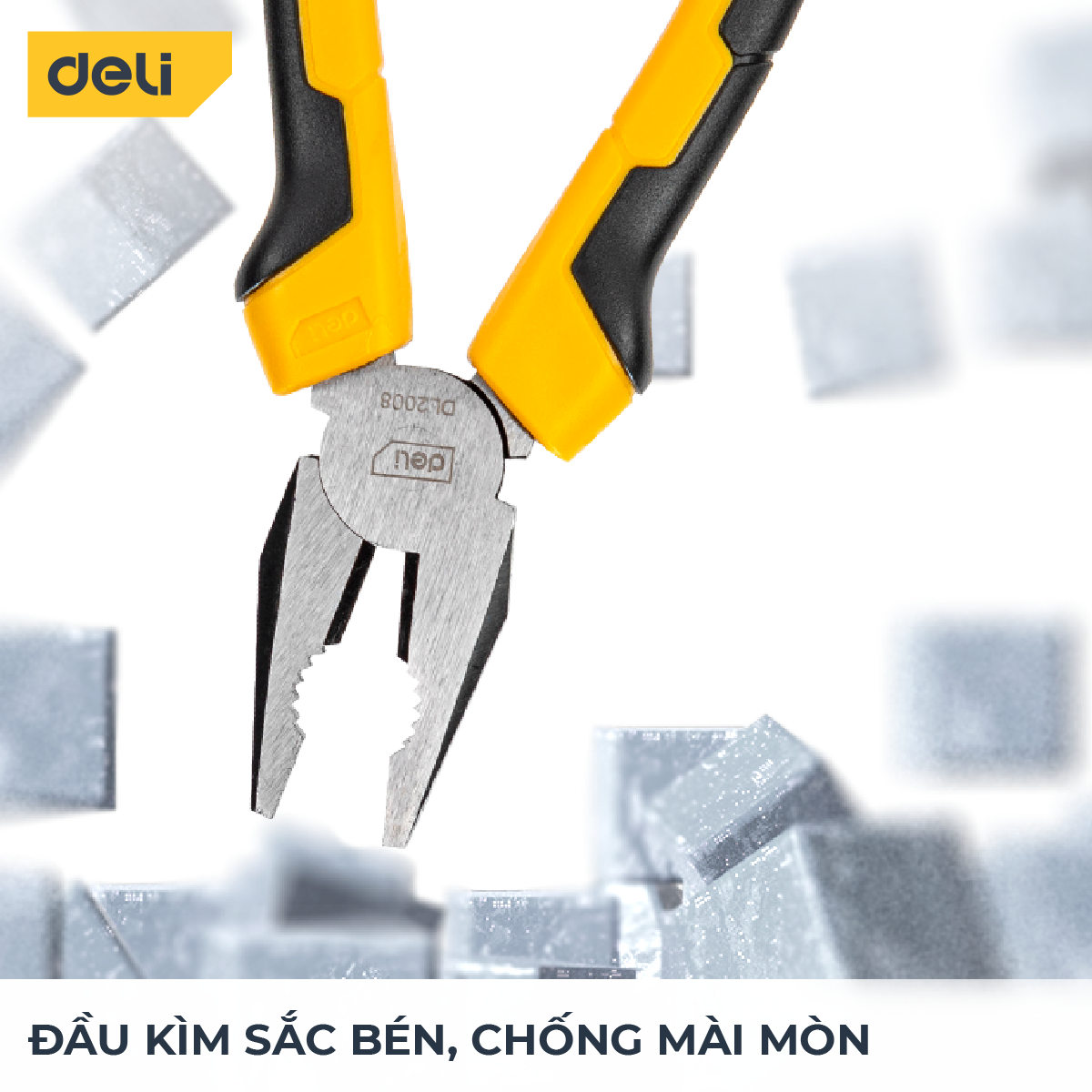 Bộ 3 Kìm Đa Năng Deli Tools Thép CR-V Chống Mòn Gỉ Bền Bỉ Đa Năng Phù ...