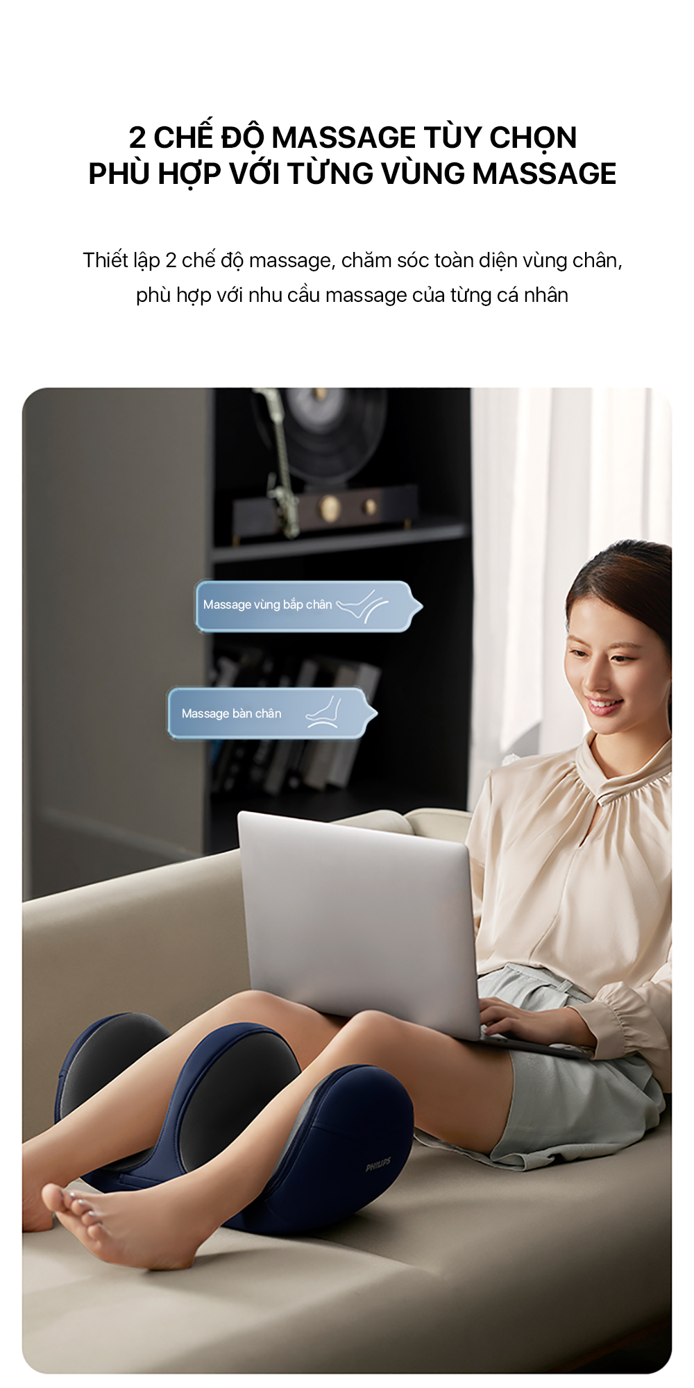Máy Massage Vùng Chân PHILIPS 6331-2 - Lợi ích