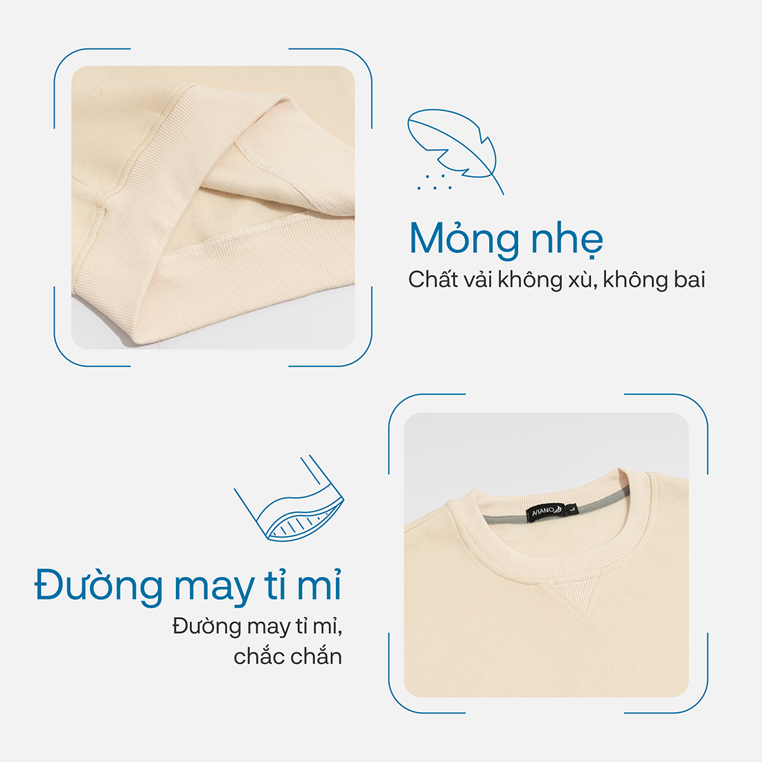Mô tả Áo Nỉ Nam Thời Trang Trẻ Trung Chất Vải Co Dãn AVIANO - 6