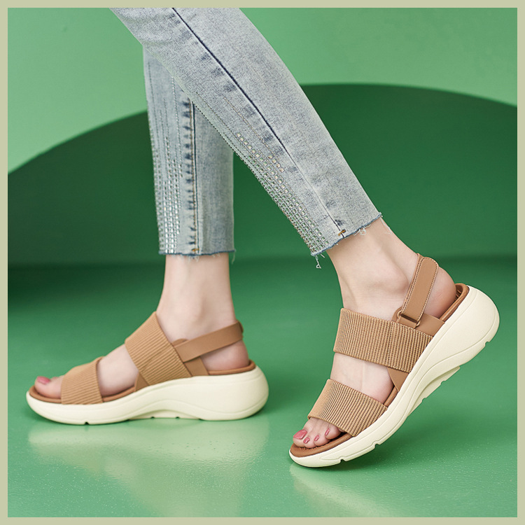 Mô tả Sandal Nữ Siketu Đế Bằng Cao 5 Cm Phong Cách Thể Thao Siêu Nhẹ Thoải Mái  Phù Hợp Đi Học Đi Làm Đi Chơi - 5