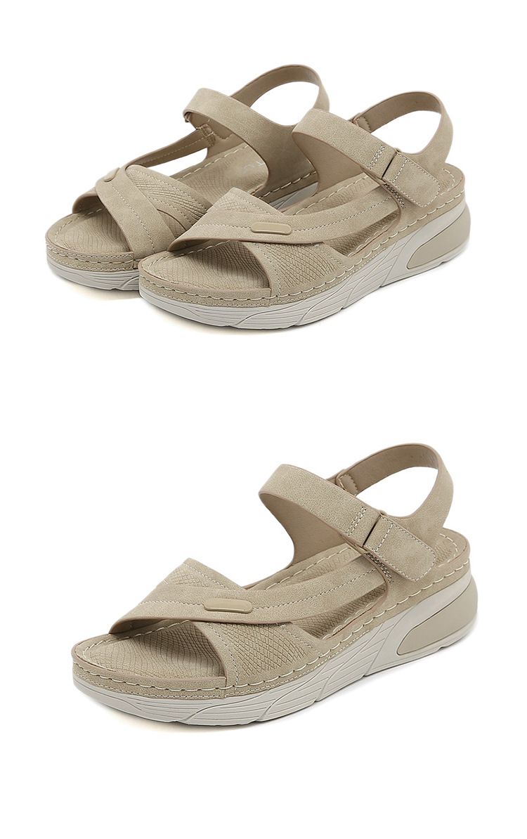 Mô tả Giày Sandal Nữ Thời Trang Phong Cách Thể Thao Siêu Nhẹ Thoải Mái Đế 4Cm Khóa Dán Phù Hợp Đi Làm, Đi Học, Đi Chơi (03) - 7