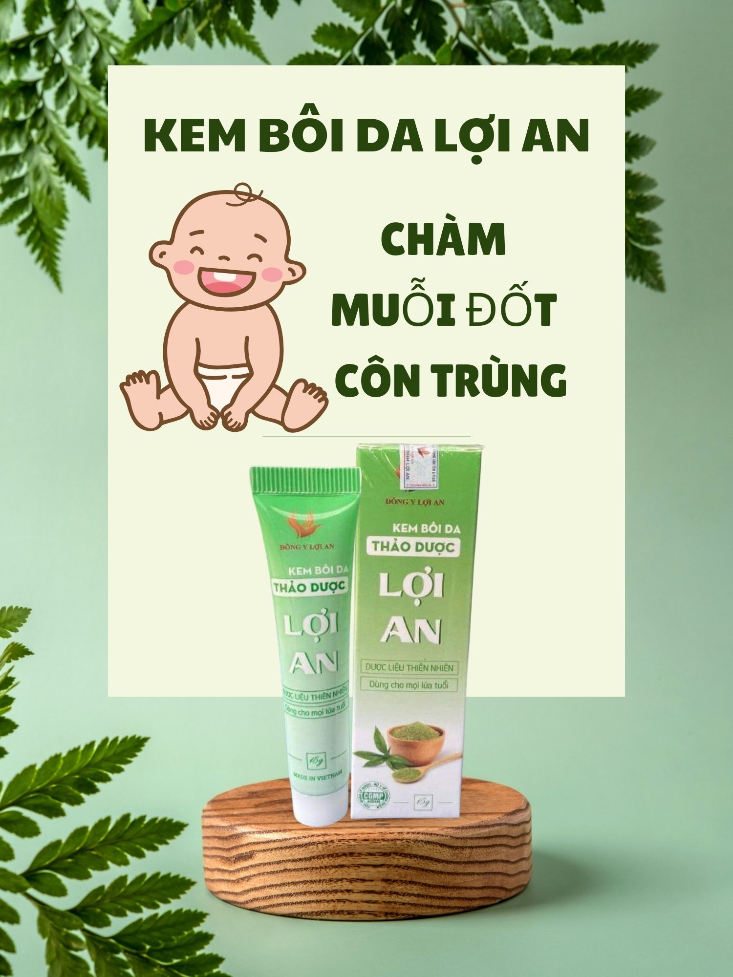 Mô tả Kem Bôi Da Lợi An Kem Dưỡng Ẩm Cho Bé Yêu COMBO2 - 4