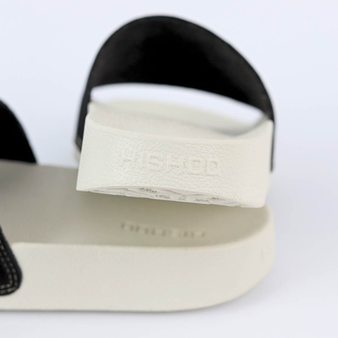 Mô tả Dép quai ngang slipper Tổng hợp Da Lộn cao cấp nam, nữ  HISHOO siêu nhẹ da bò thật thời trang size 37-45 U444 - 9