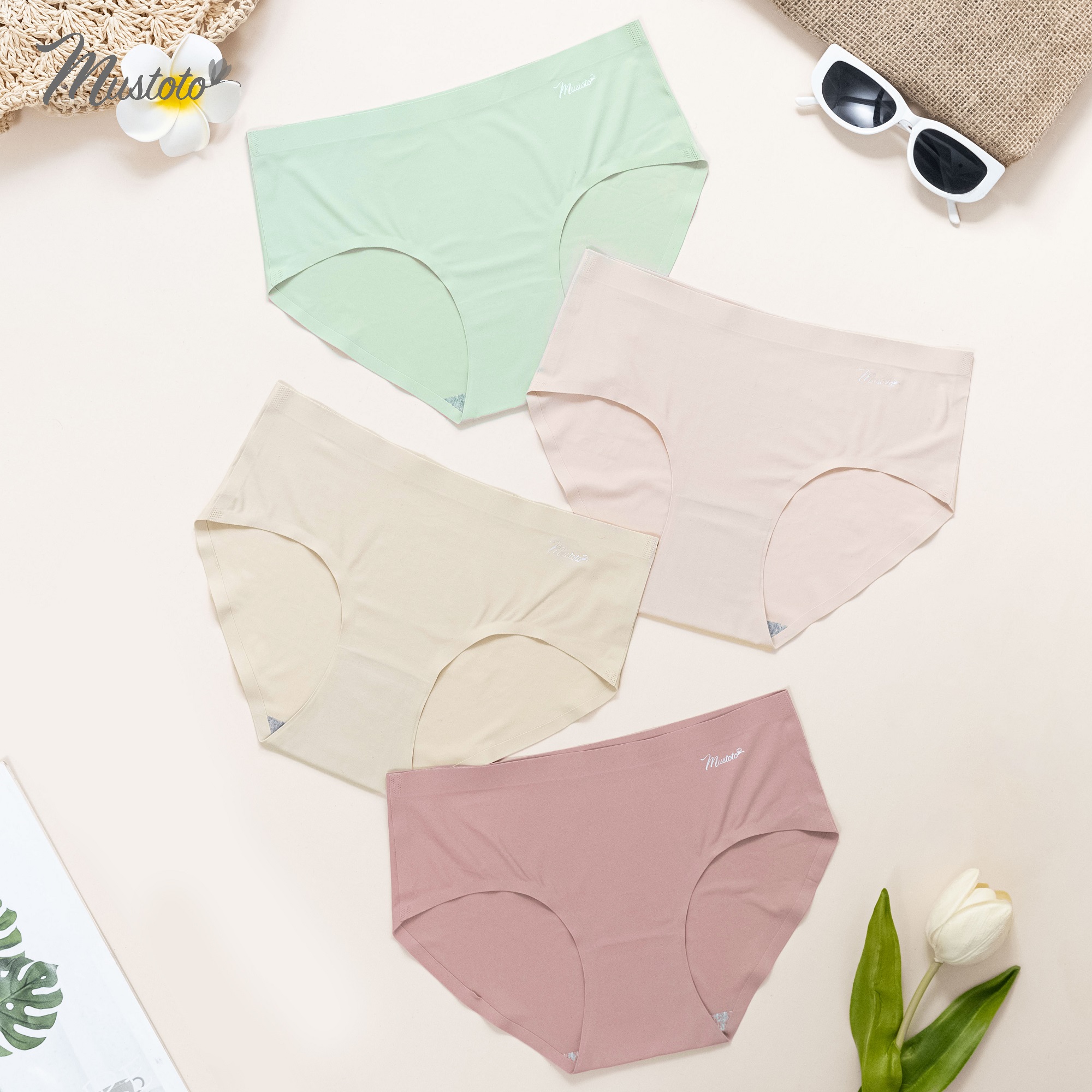Mô tả Quần Lót Nữ Mustoto Tàng Hình Không Đường May Mềm Mịn Thoải Mái (MQ62) - 12