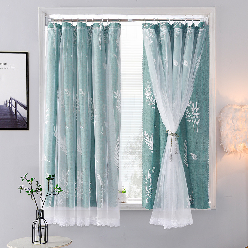 Mô tả Rèm Khoen hoạ tiết treo tường chống nắng, trang trí cửa sổ  phòng khách decord phòng ngủ sang trọng tặng dây buộc rèm - 6