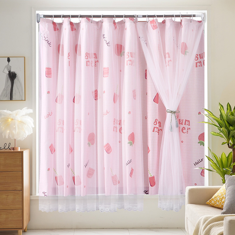Mô tả Rèm Khoen hoạ tiết treo tường chống nắng, trang trí cửa sổ  phòng khách decord phòng ngủ sang trọng tặng dây buộc rèm - 3