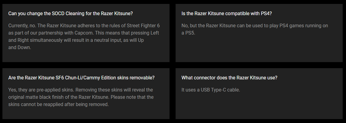 Razer Kitsune Optical Arcade Controller, Slim portátil, Form Factor, placa  superior removível, Chroma RGB, apto para PS5 e PC - AliExpress