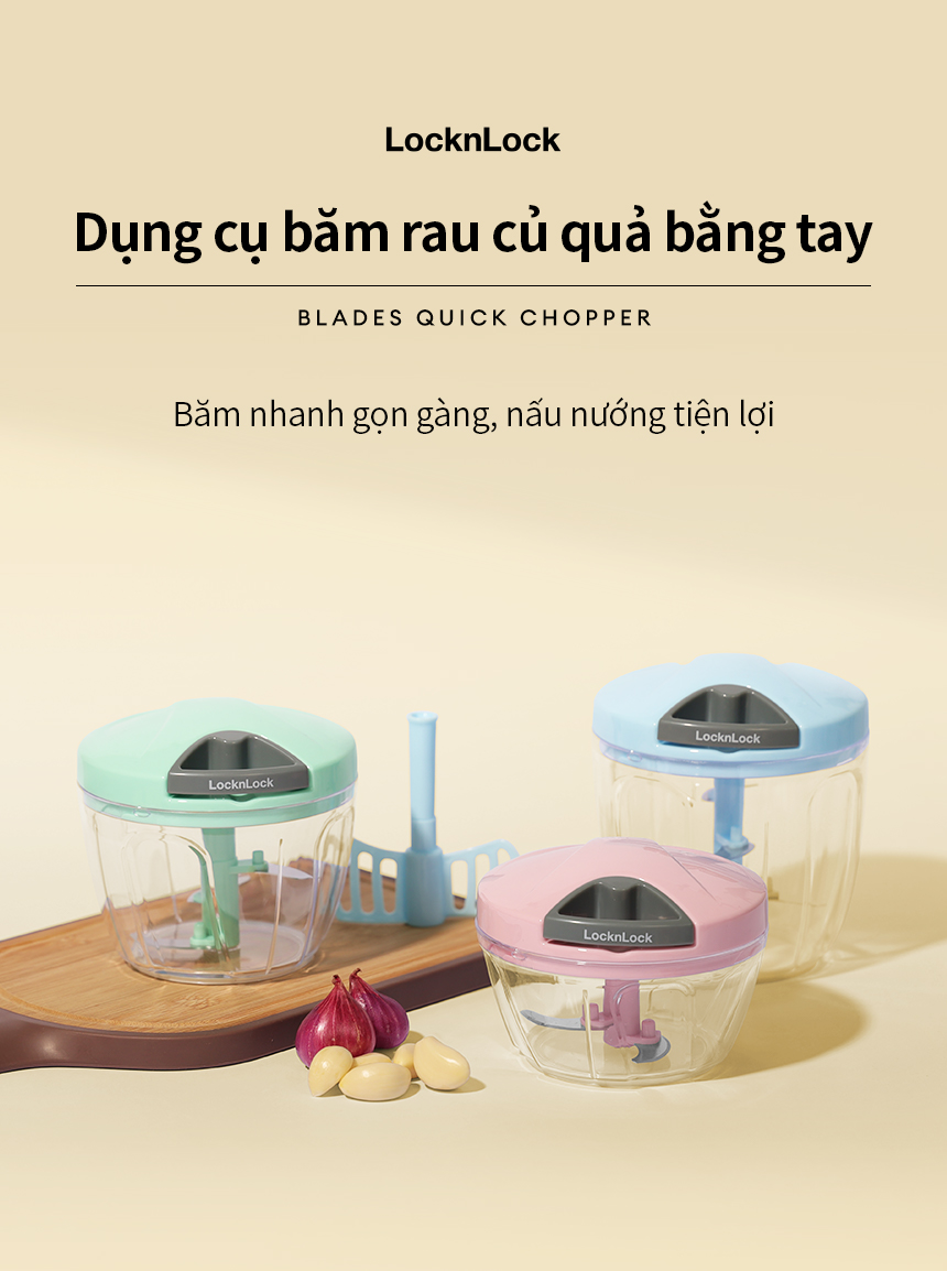 Dụng cụ xay tỏi ớt LocknLock - Ảnh 1