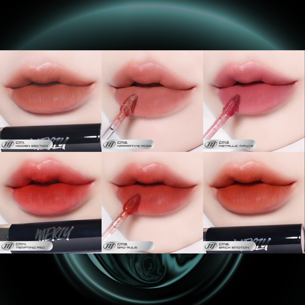 Mô tả Son Kem Lì, Mịn Mượt Nhẹ Môi, Bền Màu Merzy Cyber Mellow Tint 4g - 2