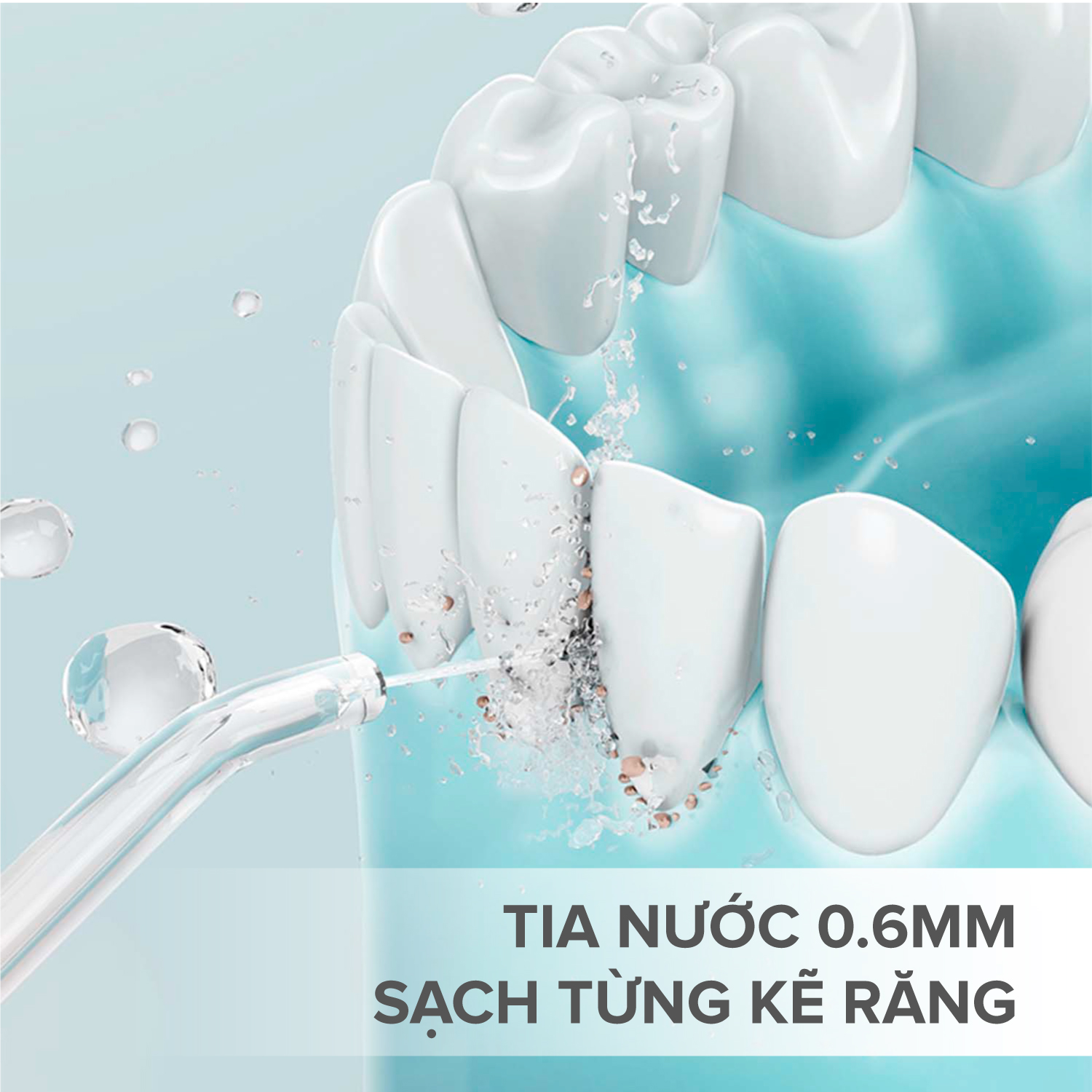 Mô tả Máy tăm nước cầm tay gấp gọn mini du lịch Maxcare UltraSonic Max456P Phun xoay 360 độ, Chống nước IPX7, dung tích 160ml - 5