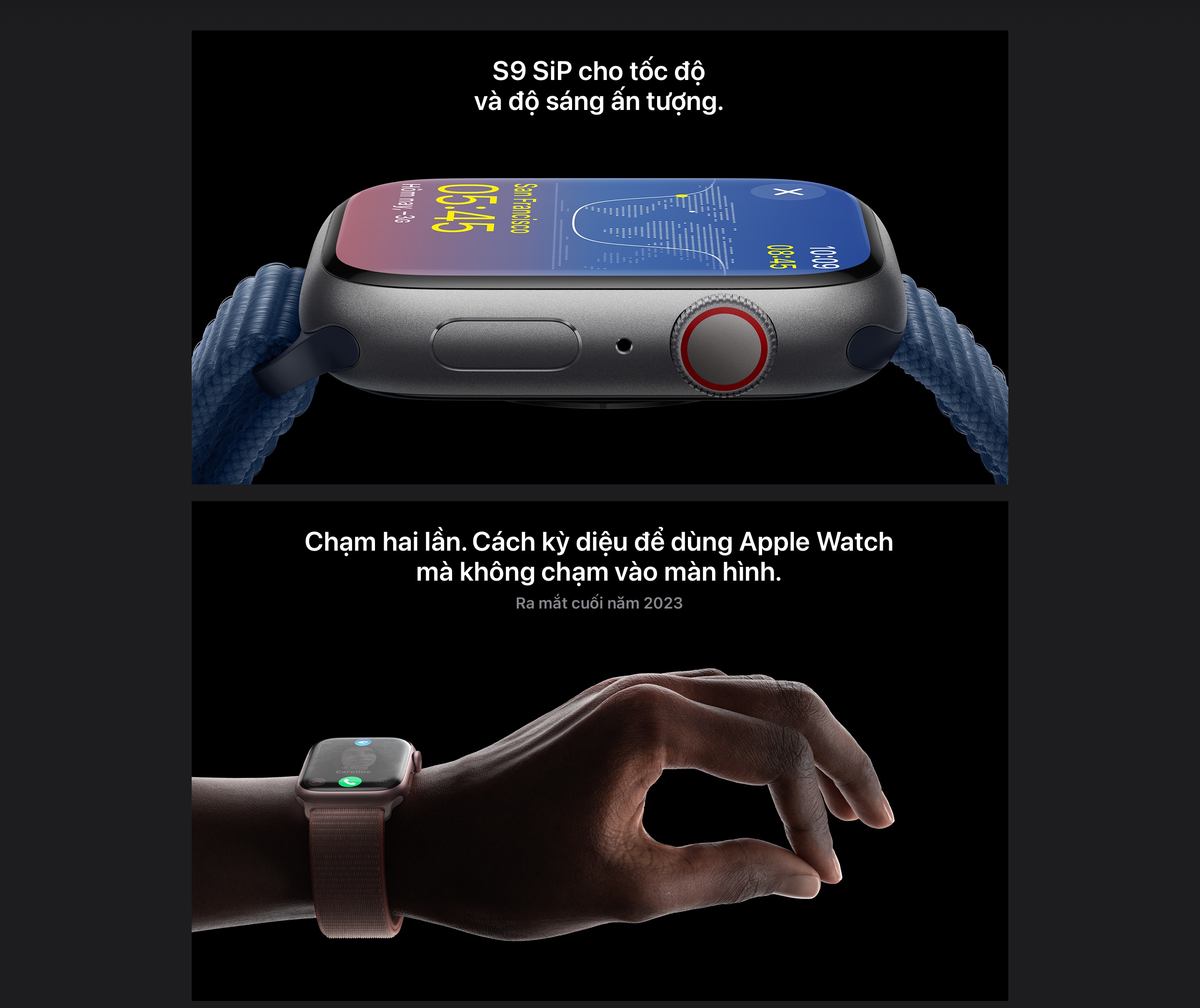 Mô tả Đồng hồ Apple Watch Series 9 41mm (GPS + Cellular) Viền nhôm - Dây cao su - 2