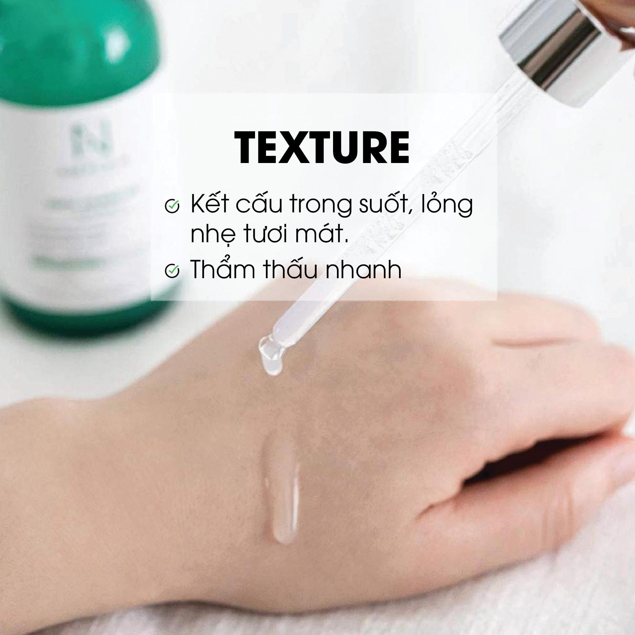Mô tả Tinh Chất Rau Má Cấp Ẩm Làm Dịu Da Ample:N Centel Calming Shot Ampoule - 8