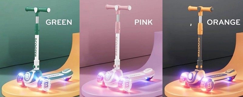 Mô tả Xe trượt scooter 3 bánh cho bé chính hãng BBT Global trẻ em từ 2-7 tuổi KM956A - 11