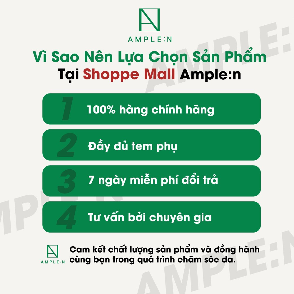 Mô tả Tinh Chất Rau Má Cấp Ẩm Làm Dịu Da Ample:N Centel Calming Shot Ampoule - 10